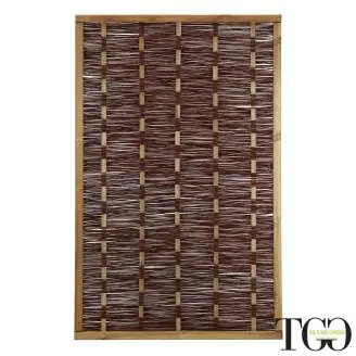 Pannello Frangivista in Salice Sally con cornice 115 x 180 cm