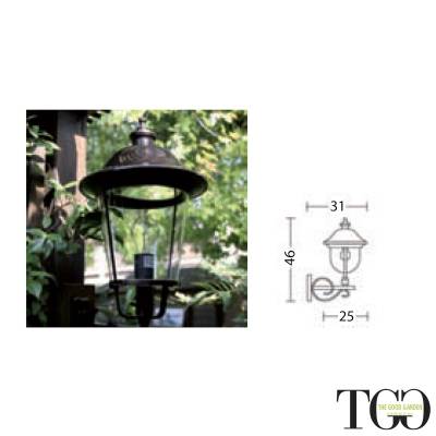 Lampada applique da esterno in alluminio Parigi