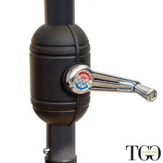 Ombrelloni - Ombrellone 3x3 in alluminio inclinabile Amalfi