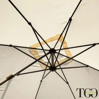 Ombrelloni - Ombrellone 3x3 quadrato inclinabile in alluminio RAVELLO