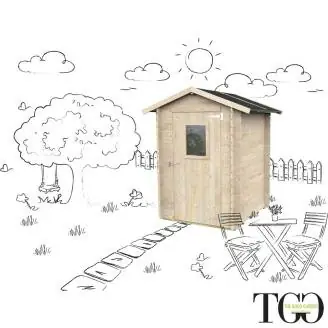 Casetta in legno da giardino 1,5x1,5 m Jack