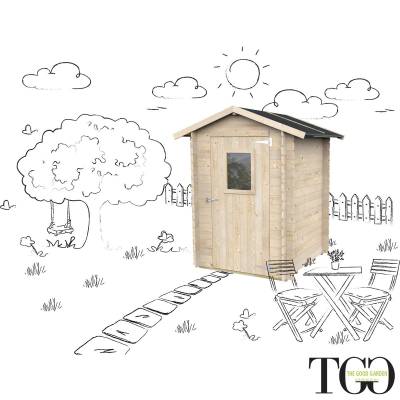 Casetta in legno da giardino 1,5x1,5 m Jack