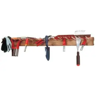 Rastrelliera in legno da esterno Tiappendo 96 x 3,5 x 9 cm