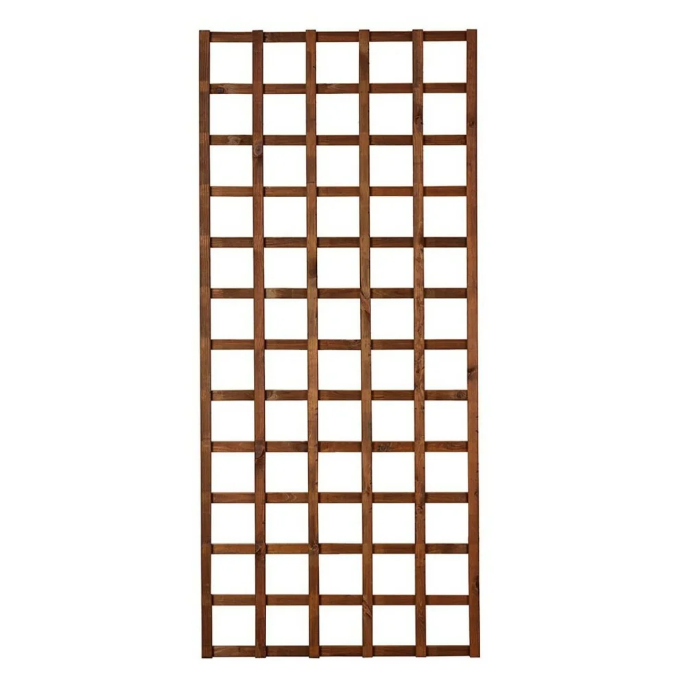 Griglia in legno per esterno Hortus color castagno 90 x 180 cm