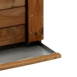 Vaschetta metallica per fioriera GardenBox rialzata e a terra small 82 x 44 cm