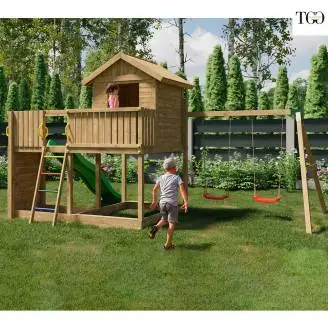 Casetta con Scivolo Fungoo GALAXY L2S giochi da giardino in legno