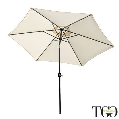 Ombrellone da giardino inclinabile 3x3 in alluminio Amalfi