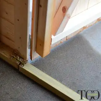 Casetta in legno Per Pallet e Bancali Fidan con porta doppia 178x273 cm