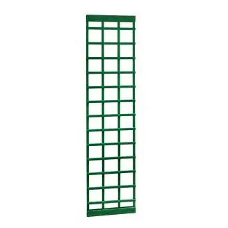 Grigliati e pannelli - Griglia in legno verniciata in colore Verde ...