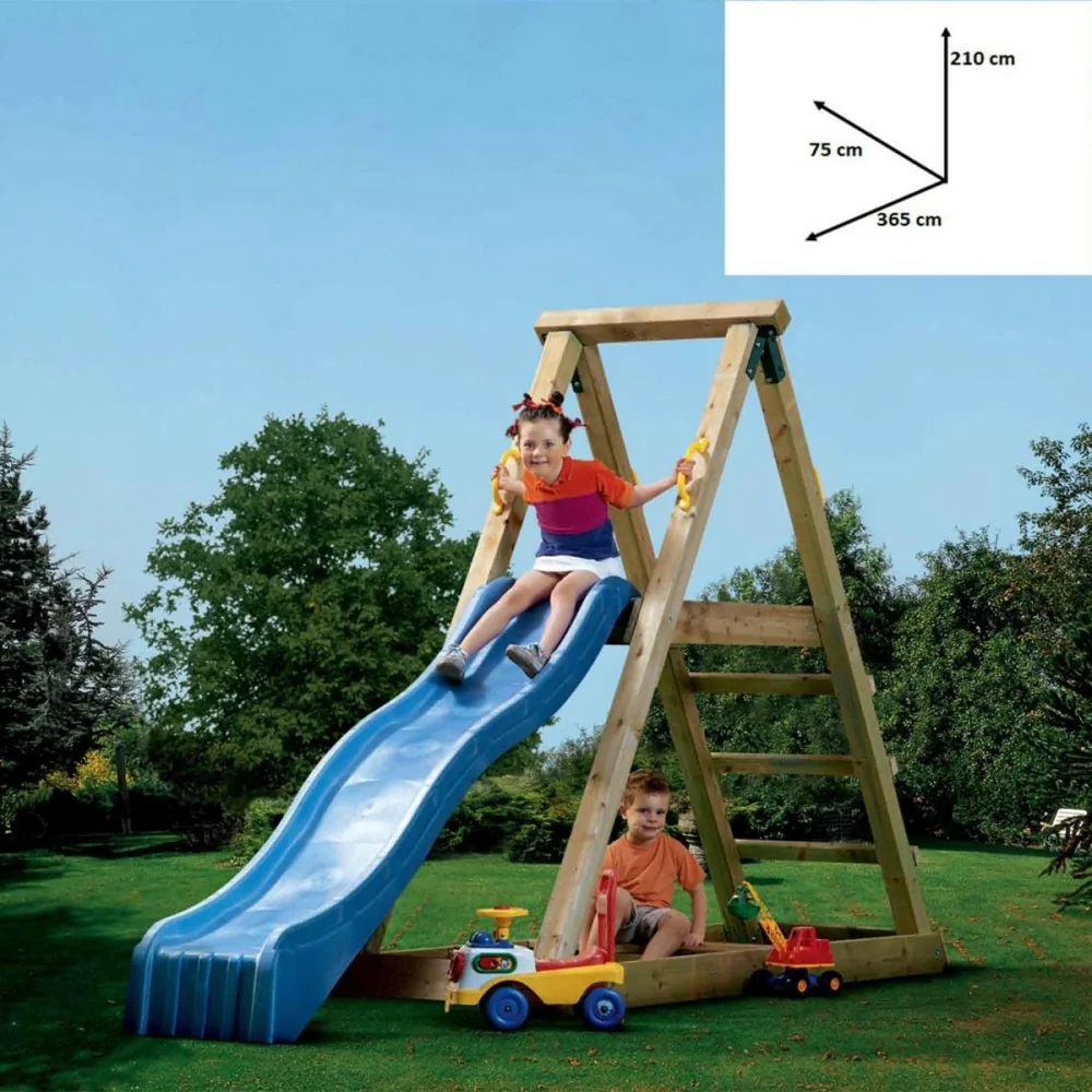 Scivolo in Legno per Giardino Gioco da Giardino in Legno Happy2