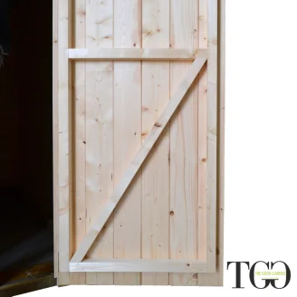 Casetta in legno Per Pallet e Bancali Fidan con porta doppia 178x273 cm