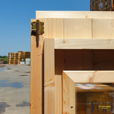 Casette in legno - Casetta in legno 2x2 Per Attrezzi Jack con porta...