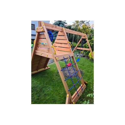 Giochi da giardino - Altalena e Arrampicata in legno Fungoo SPIDER ...