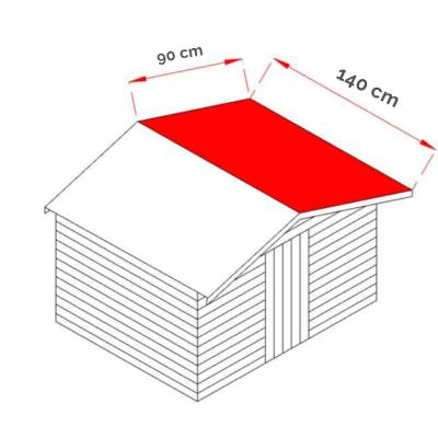 Casette in legno - Casetta in legno da giardino Mario 146X130 Box c...