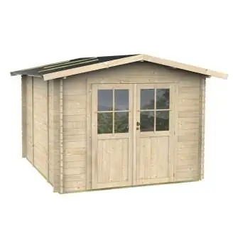 Casetta in legno Per Attrezzi Willa 215x249 con porta doppia finestrata