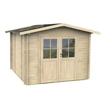 Casetta in legno Per Attrezzi Willa 254x276 cm con porta doppia finestrata