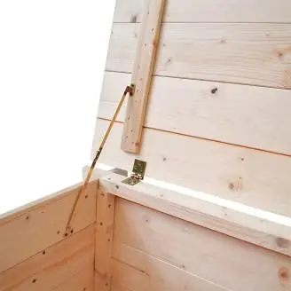 Baule Cassapanca in legno da esterno Giunone 98X60X54H CM