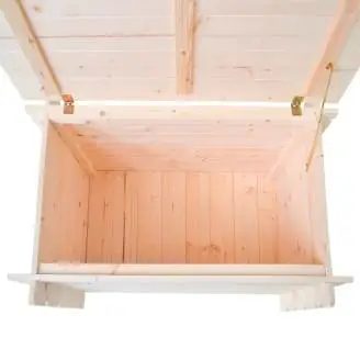 Baule Cassapanca in legno da esterno Giunone 98X60X54H CM