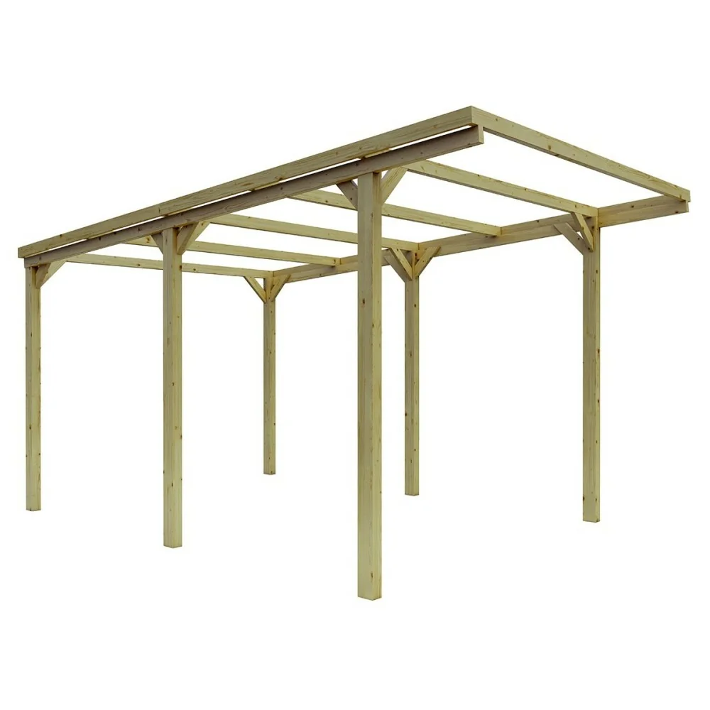 CarPort - Pergola da Giardino 3x5 in Legno per Auto