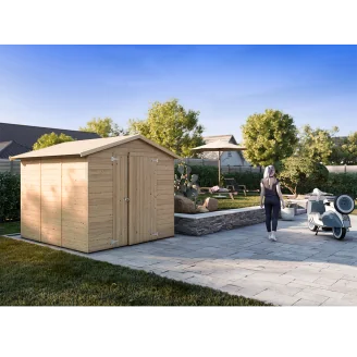 Casetta in legno da giardino Lady 2.5x3 cm personalizzabile spessore 19mm