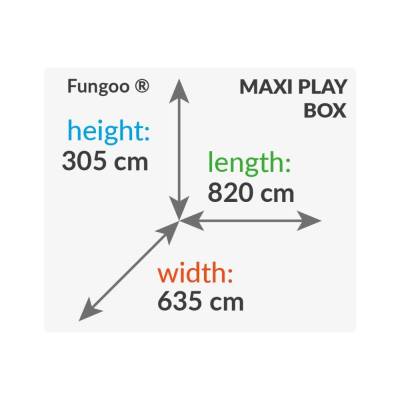 MAXI SET Fungoo PLAY BOX My SIDE FORTRESS Toybox Rainbow Move