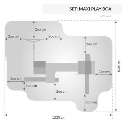 MAXI SET Fungoo PLAY BOX My SIDE FORTRESS Toybox Rainbow Move
