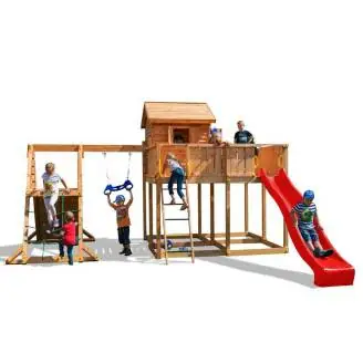 Fungoo My_SPACE_XL Spider parco giochi da giardino in legno