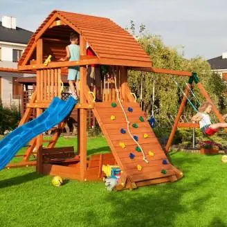 Casetta da giardino per bambini con scivolo Fungoo SET GIANT MOVE BEACH