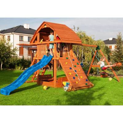 Casetta da giardino per bambini con scivolo Fungoo SET GIANT MOVE BEACH