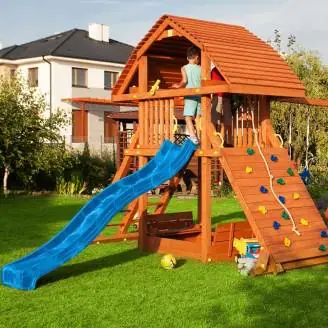 Casetta da giardino per bambini con scivolo Fungoo SET GIANT MOVE BEACH