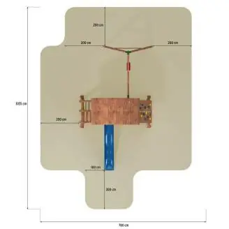 Casetta da giardino per bambini con scivolo Fungoo SET GIANT MOVE BEACH