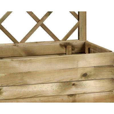 Fioriera con griglia Susy 70X35X H140 Cm