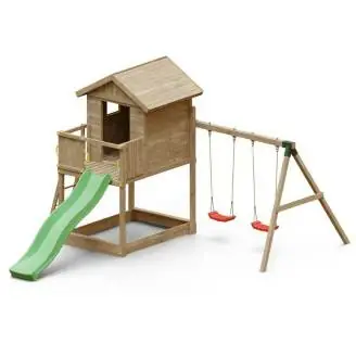 Casetta con Scivolo Fungoo GALAXY S giochi da giardino in legno