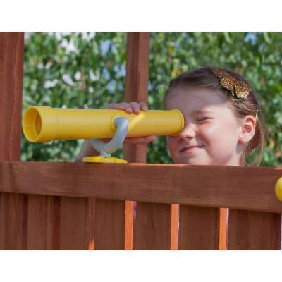 Casetta da giardino per bambini Fungoo MY SPACE XL  con Scivolo