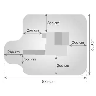 Casetta da giardino per bambini Fungoo MY SPACE XL  con Scivolo