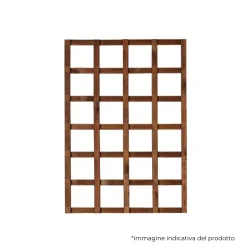 Griglia in legno per esterno Hortus color castagno 60 x 90 cm