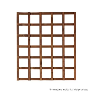 Griglia in legno per esterno Hortus color castagno 90 x 90 cm