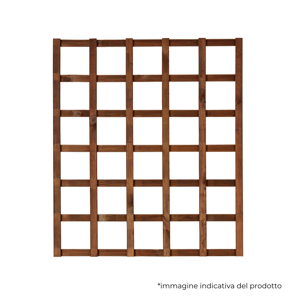 Griglia in legno per esterno Hortus color castagno 90 x 90 cm