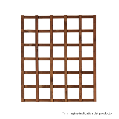 Griglia in legno per esterno Hortus color castagno 90 x 90 cm