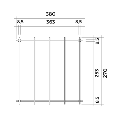 Terralis - Pergola da Giardino 3x4 in Legno