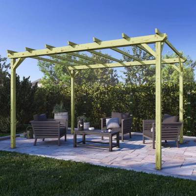 Terralis - Pergola da Giardino 3x4 in Legno