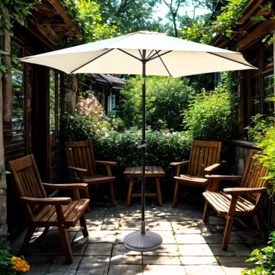 Ombrelloni - Ombrellone 3x3 in alluminio inclinabile Amalfi