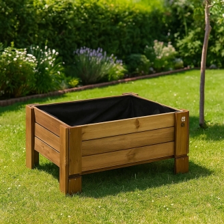 Fioriere in legno - Giardiniera in legno da esterno GardenBox Large