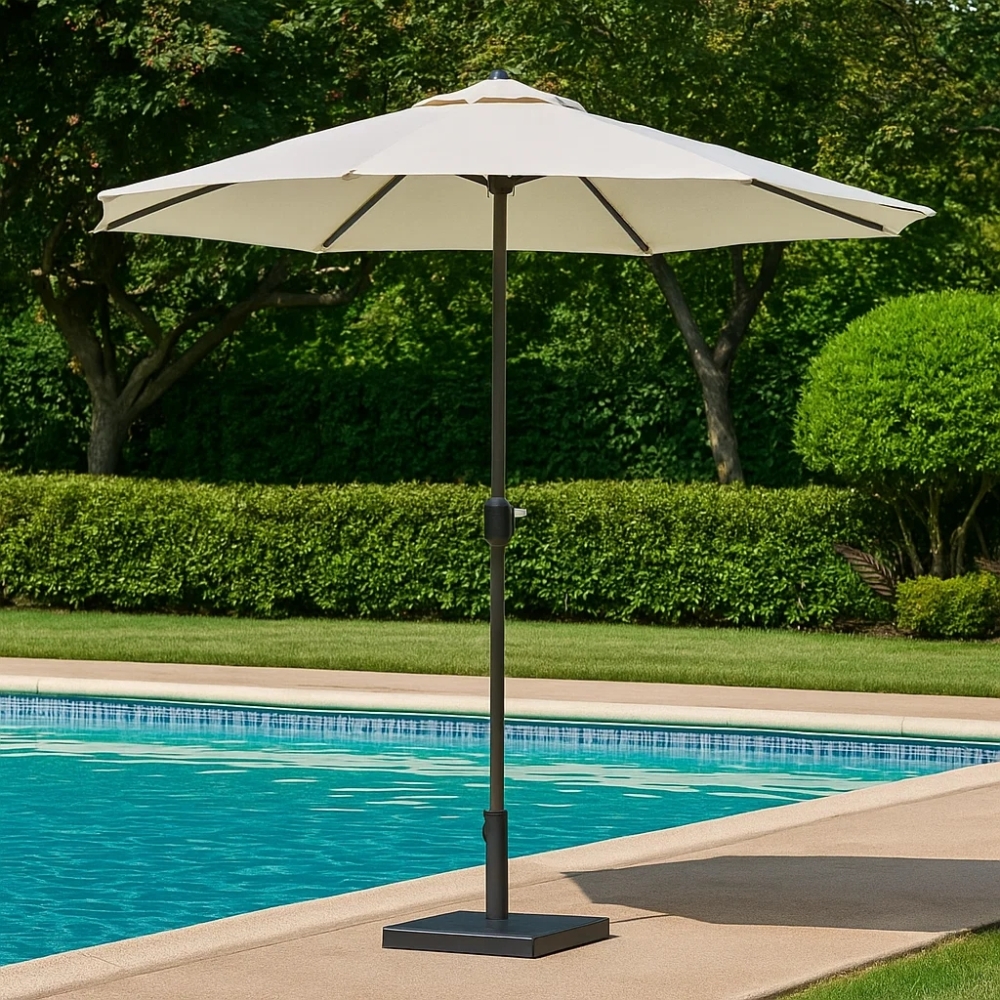 Ombrelloni - Ombrellone 3x3 in alluminio inclinabile Amalfi